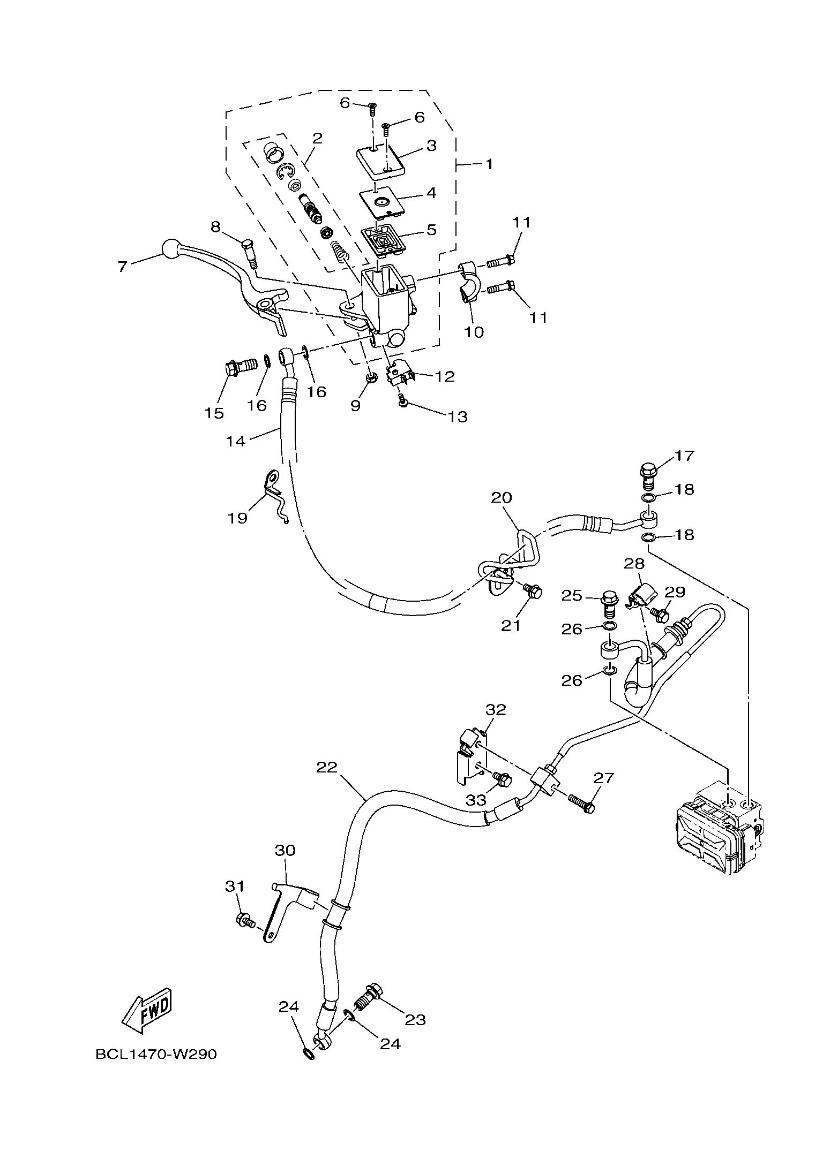 FRONT MASTER CYLINDER